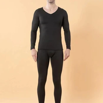  Kelnės Vyriški viršutiniai žiemos aksesuarai Apačia apatinės kelnaitės Apatiniai drabužiai Kvėpuojantys drabužiai Medvilnė Vilna Johns L-3XL pamušalas