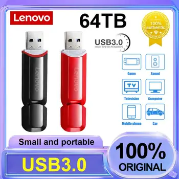  Lenovo originalios USB atmintinės 2TB 1TB USB 3.0 metalinis rašiklio įrenginys Realios talpos atminties kortelė vandeniui atsparus mobilusis 
