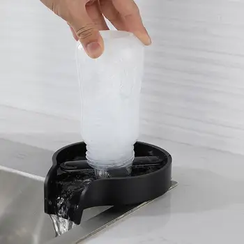  Virtuvės stiklo skalavimo priemonė Nerūdijančio plieno aukšto slėgio automatinė butelių plovimo mašina Virtuvės kriauklės priedai