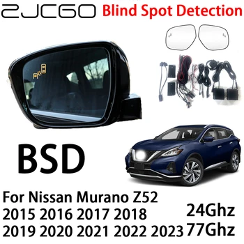  ZJCGO automobilio BSD radaro įspėjimo sistema Aklosios zonos aptikimo saugos vairavimo įspėjimas Nissan Murano Z52 2015 ~ 2023